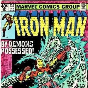 MARVELS IRON MAN#130 / 1980 IN PERFECT CONDITION/DEMONS POSSESSED